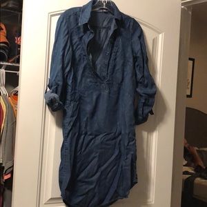 Blue Jean dress, button up